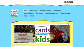 What Cardsforhospitalizedkids.com website looked like in 2022 (1 year ago)