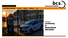 What Carsharing.de website looked like in 2022 (1 year ago)