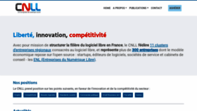 What Cnll.fr website looked like in 2022 (1 year ago)