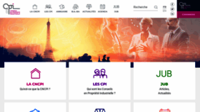 What Cncpi.fr website looked like in 2022 (1 year ago)