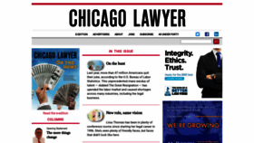 What Chicagolawyermagazine.com website looked like in 2022 (1 year ago)