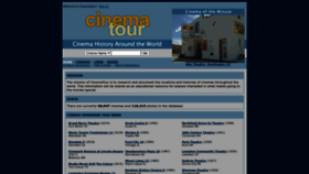 What Cinematour.com website looked like in 2022 (1 year ago)