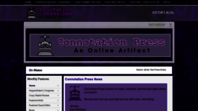 What Connotationpress.com website looked like in 2022 (1 year ago)