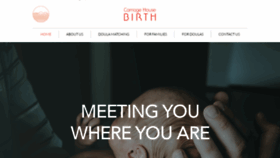 What Carriagehousebirth.com website looked like in 2022 (1 year ago)