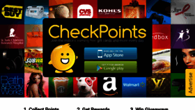 What Checkpoints.com website looked like in 2022 (1 year ago)