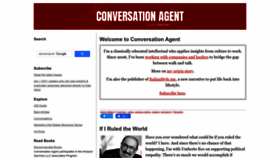 What Conversationagent.com website looked like in 2022 (2 years ago)