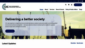 What Cic.org.uk website looked like in 2022 (1 year ago)