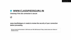 What Classifiedsguru.in website looked like in 2022 (1 year ago)