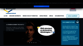 What Csdemenagement.fr website looked like in 2022 (1 year ago)