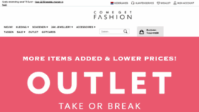 What Comegetfashion.com website looked like in 2022 (1 year ago)