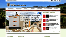 What Cm-arruda.pt website looked like in 2022 (1 year ago)