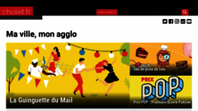What Cholet.fr website looked like in 2022 (3 years ago)