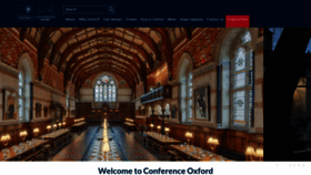 What Conference-oxford.com website looked like in 2022 (1 year ago)