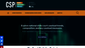 What Courtstatistics.org website looked like in 2022 (1 year ago)