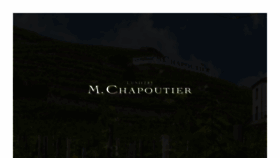 What Chapoutier.com website looked like in 2022 (1 year ago)