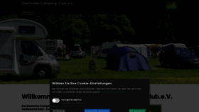What Camping-club.de website looked like in 2022 (1 year ago)