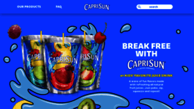What Caprisun.com website looked like in 2022 (1 year ago)
