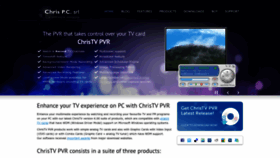 What Chris-tv.com website looked like in 2022 (1 year ago)