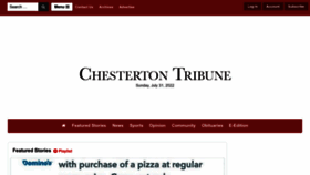 What Chestertontribune.com website looked like in 2022 (1 year ago)