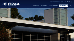 What Crystalmn.gov website looked like in 2022 (1 year ago)
