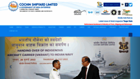 What Cochinshipyard.com website looked like in 2022 (1 year ago)