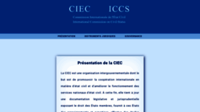 What Ciec1.org website looked like in 2022 (1 year ago)