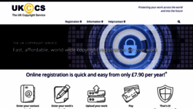 What Copyrightservice.co.uk website looked like in 2022 (2 years ago)