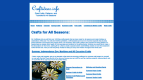 What Craftideas.info website looked like in 2022 (1 year ago)