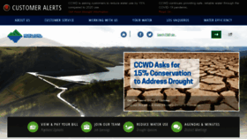 What Ccwater.com website looked like in 2022 (2 years ago)