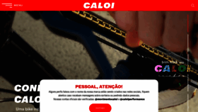 What Caloi.com website looked like in 2022 (1 year ago)