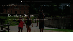 What Colonialwilliamsburg.com website looked like in 2022 (1 year ago)
