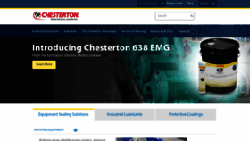 What Chesterton.com website looked like in 2022 (1 year ago)