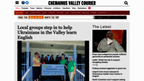 What Chemainusvalleycourier.ca website looked like in 2022 (1 year ago)