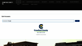 What Crawfordcountykansas.org website looked like in 2022 (1 year ago)