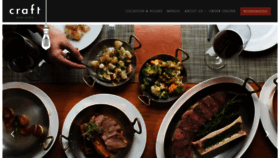 What Craftrestaurant.com website looked like in 2022 (1 year ago)