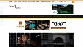 What Clujust.ro website looked like in 2022 (3 years ago)