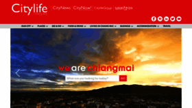 What Chiangmaicitylife.com website looked like in 2022 (1 year ago)
