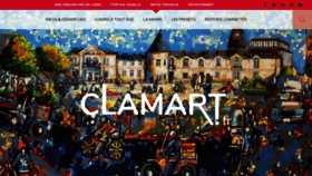 What Clamart.fr website looked like in 2022 (1 year ago)