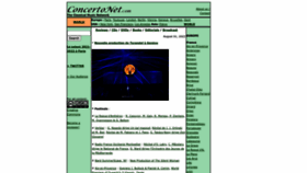 What Concertonet.com website looked like in 2022 (1 year ago)