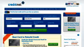 What Creditnet.com website looked like in 2022 (1 year ago)