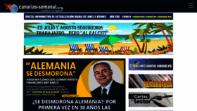 What Canarias-semanal.org website looked like in 2022 (1 year ago)