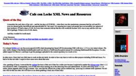 What Cafeconleche.org website looked like in 2022 (1 year ago)