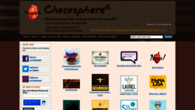 What Chocosphere.com website looked like in 2022 (1 year ago)