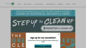 What Cleanup.org.au website looked like in 2022 (1 year ago)