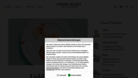 What Cremeguides.com website looked like in 2022 (2 years ago)