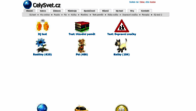 What Celysvet.cz website looked like in 2022 (1 year ago)