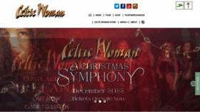 What Celticwoman.com website looked like in 2022 (1 year ago)