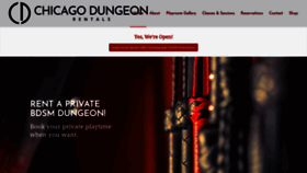 What Chicagodungeonrentals.com website looked like in 2022 (1 year ago)