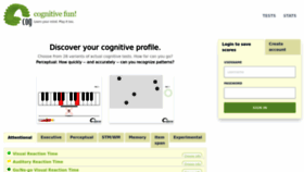 What Cognitivefun.net website looked like in 2022 (1 year ago)