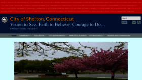 What Cityofshelton.org website looked like in 2022 (1 year ago)